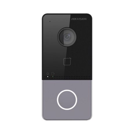 frente de calle hikvision DS KV6113 WPE1 lee tarjeta 
                          proximidad mifare 1k