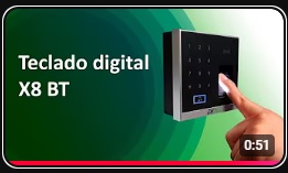 zkteco x8 bluetooth video comercial